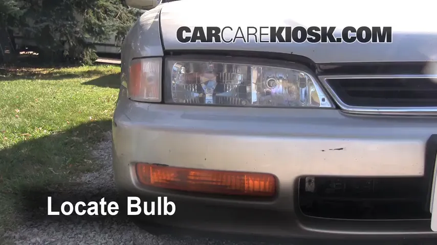 1997 Honda Accord LX 2.2L 4 Cyl. Sedan (4 Door) Lights Daytime Running Light (replace bulb)